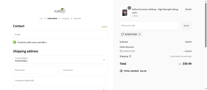 15% Off on Kurativ CBD Products - Enjoy Your Savings
