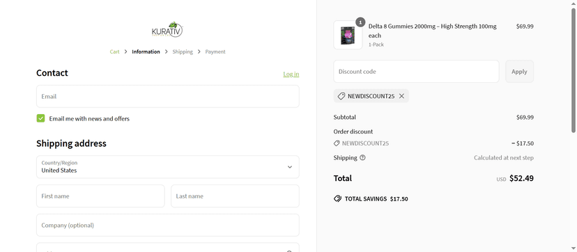 20% Off Coupon Code for Kurativ CBD - Claim Your Discount